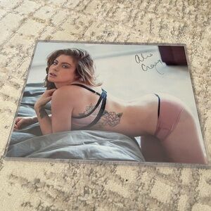 Joanna Angel & Alie Craig Two adult Porn Playboy Autographs 8x10 in plastic